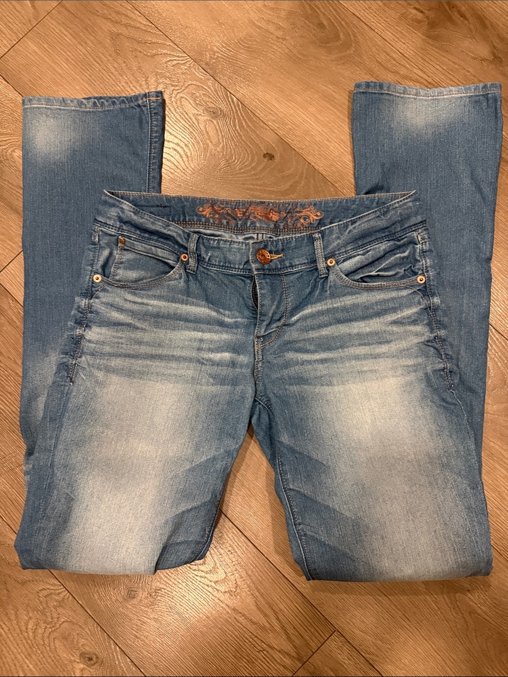 Express Women's Light Blue Bootcut Jeans
